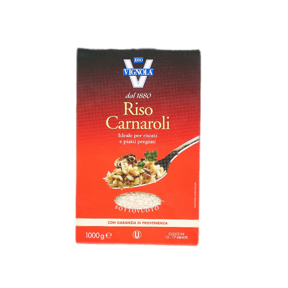 Рис "Riso Vignola" Карнароли белый длиннозёрный