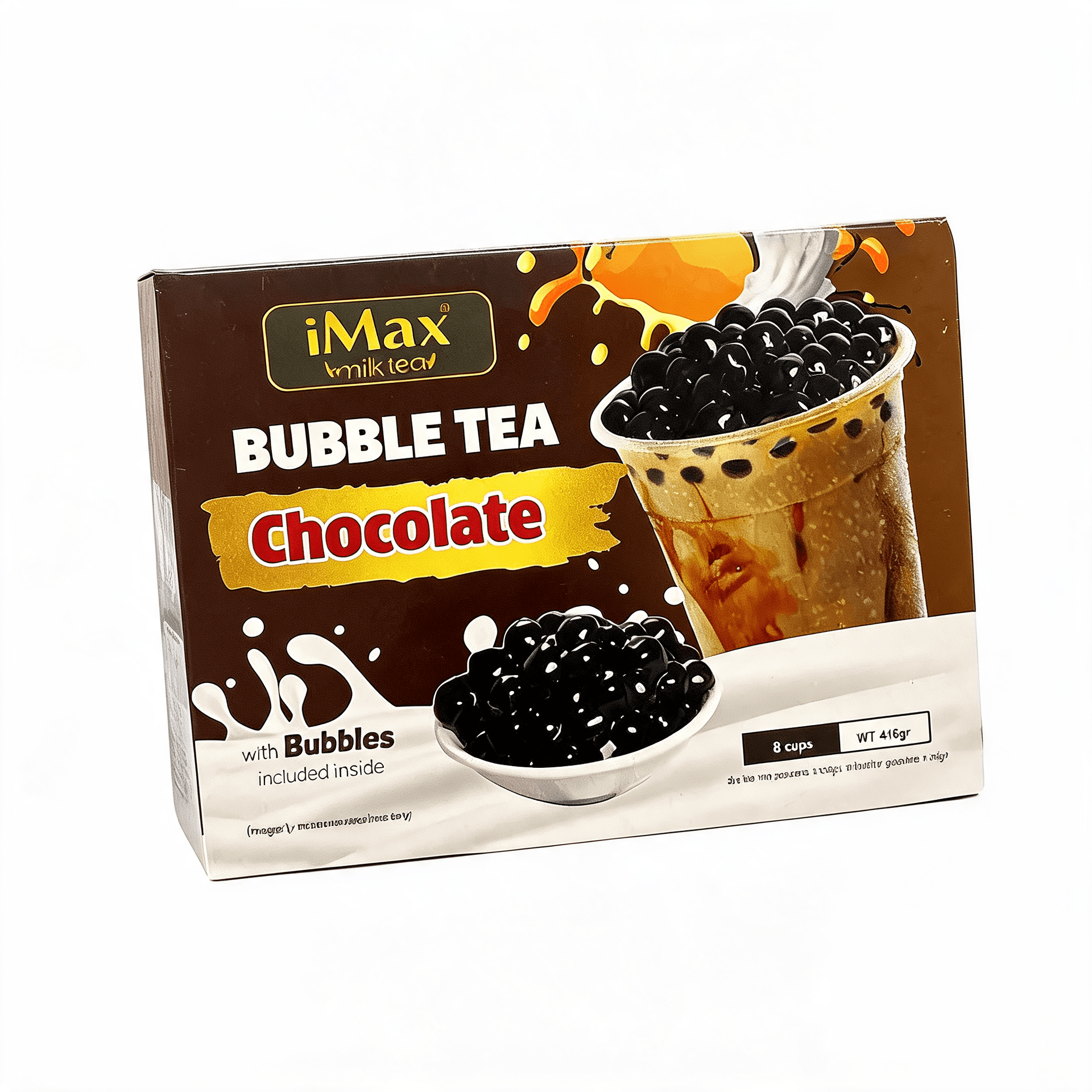 Шоколадный пузырьковый чай iMax Bubble Tea
