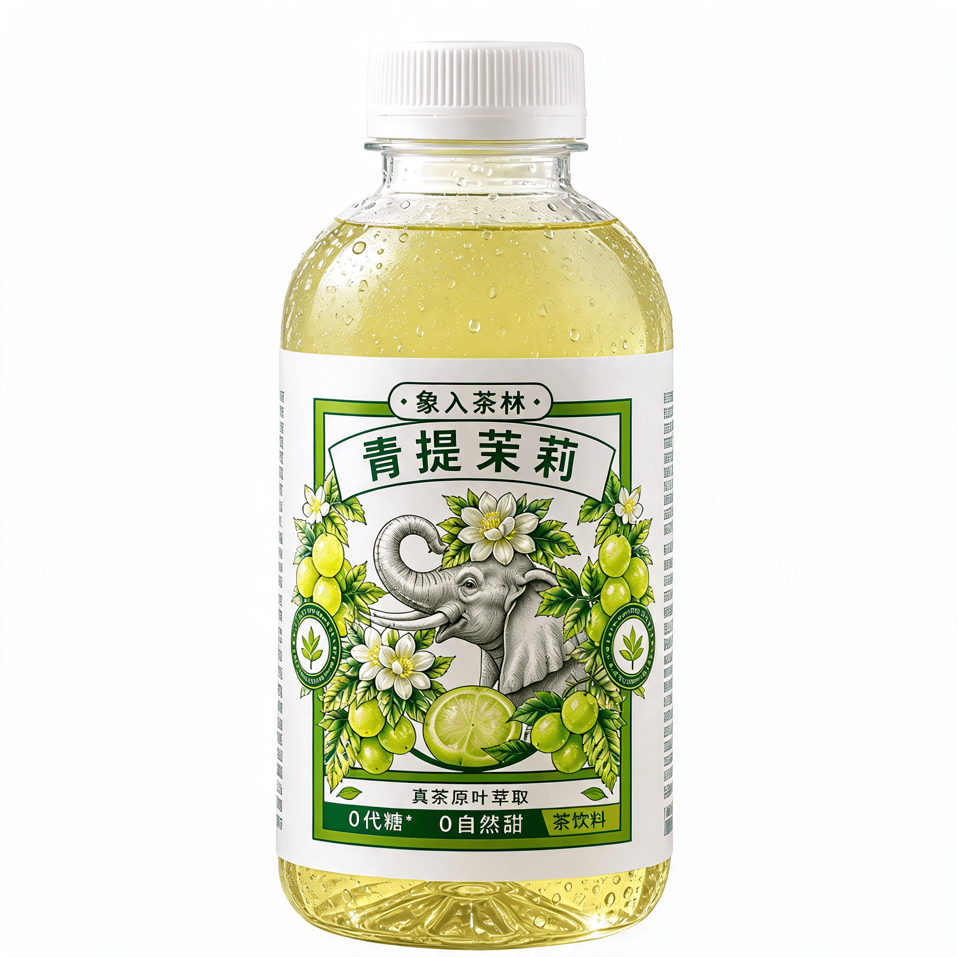 Холодный зеленый чай Xiang Ru Cha Lin с зеленым виноградом