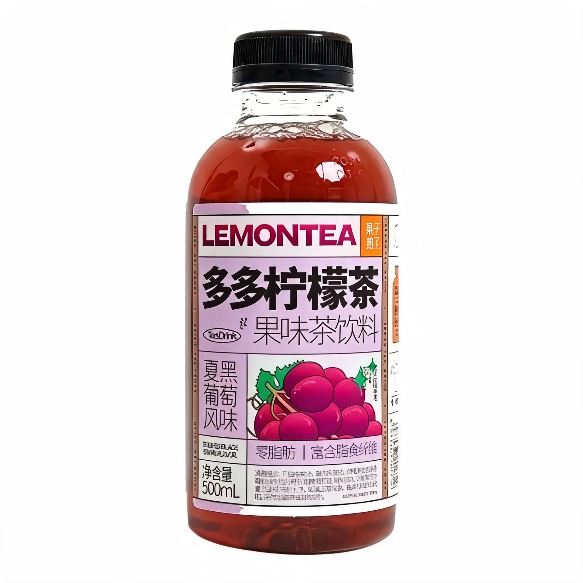Холодный фруктовый чай LemonTea со вкусом черного винограда