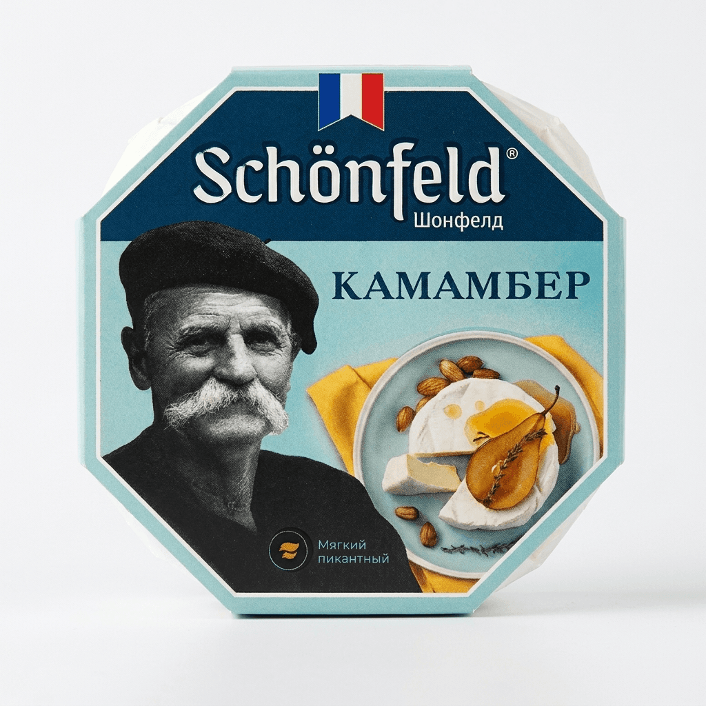 Сыр камамбер с белой плесенью Schönfeld