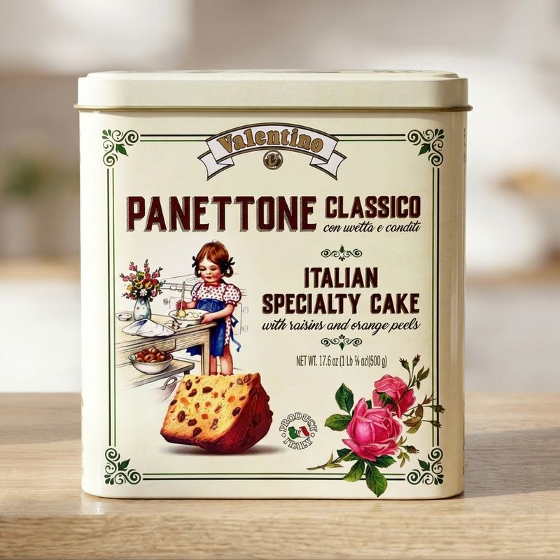 Кекс-кулич VALENTINO Panettone с изюмом и цукатами
