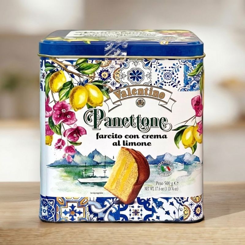 Кекс-кулич Panettone VALENTINO с лимонным кремом