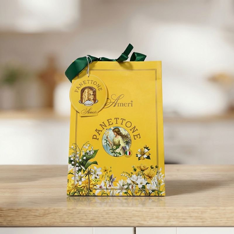 Кулич-панеттоне Ameri с изюмом и апельсиновыми цукатами