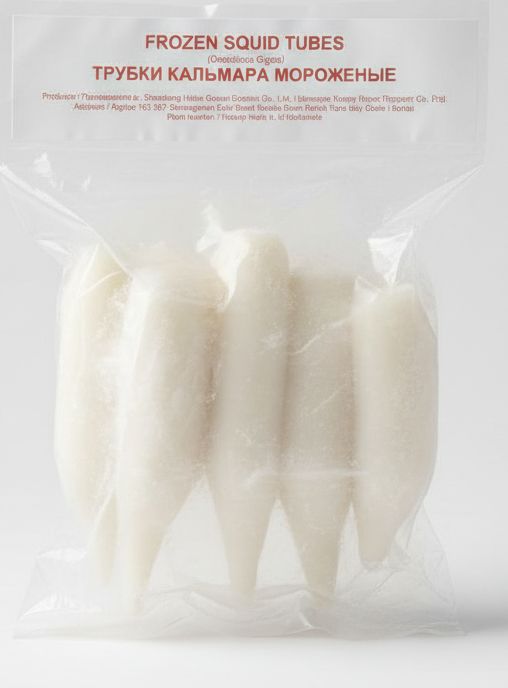 Кальмар, замороженный, очищенный